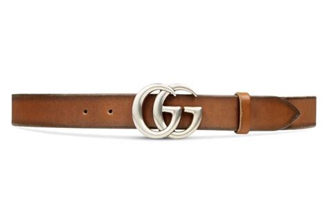 Gucci Leather Belt With Double G Buckle Gucci Leather Belt Casual