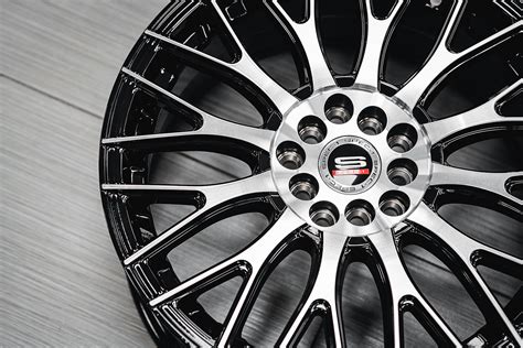 Spec 1® Sp 55 Wheels Black With Machined Face Rims