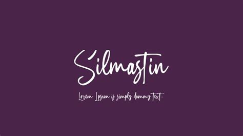 Silmastin Font Download Free For Desktop And Webfont