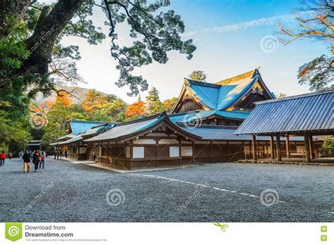 Ise Jingu Naikuise Grand Shrine Inner Shrine In Ise City Mie