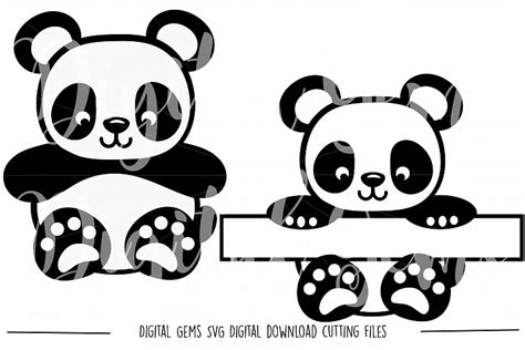 Free Svg Panda File For Cricut Free Svg Cut Files For Commercial Use