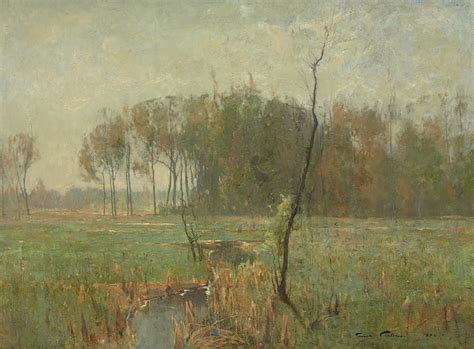 Soren Emil Carlsen 1853 1932 Summer Landscape Paintings
