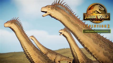 Arrival Of Alamosaurus Life In The Cretaceous Jurassic World Evolution 2 🦖 4k 🦖 Youtube