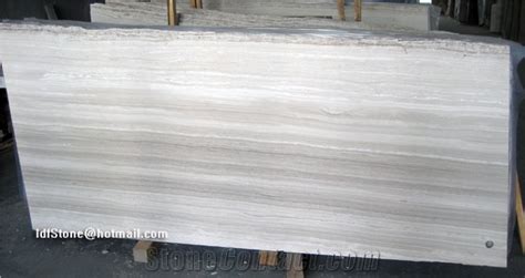 White Wooden Marble Slabs White Wood Grain Marble Slabs Wooden White