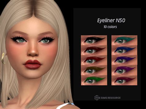 The Sims Resource Eyeliner N50