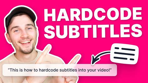 How To Hardcode Subtitles Into A Video Youtube