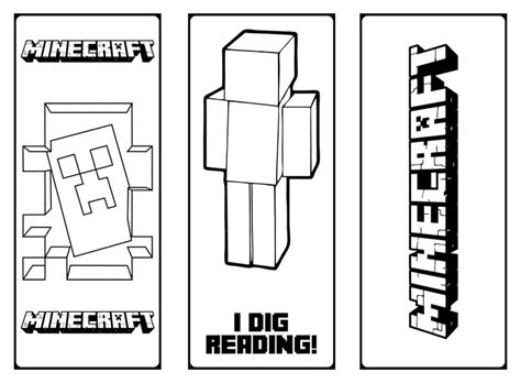 10 Best Free Printable Minecraft Creeper Bookmark Pdf For Free At