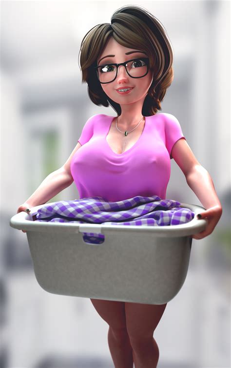 Aunt Cass Laundry Day Batesz [big Hero 6] Scrolller