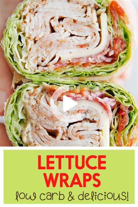How To Make A Lettuce Wrap Sandwich In 2020 Healthy Snacks Recipes