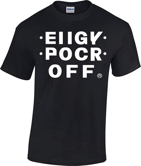 Eiigy Pocr Off Fold Up Hidden Message Fuck Off T Shirt