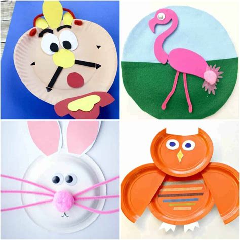 Easy Paper Plate Craft Ideas For Kids · The Inspiration Edit