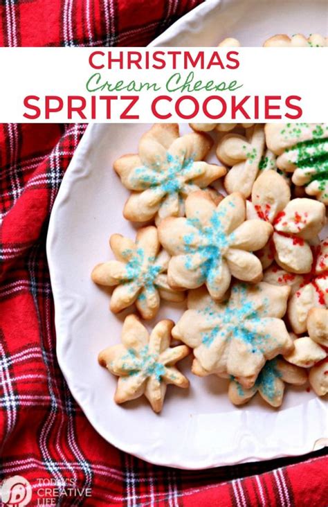 I had the pleasure of making them this year with my mom. Cream Cheese Spritz Cookie | Recipe | Cream cheese spritz ...