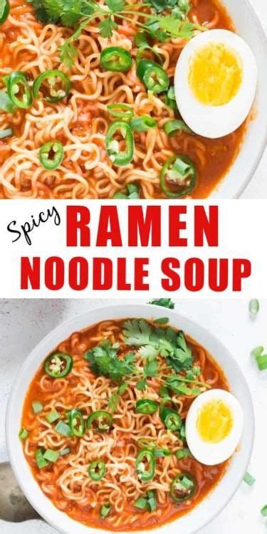 20 Minute Spicy Sriracha Ramen Noodle Soup Video Artofit