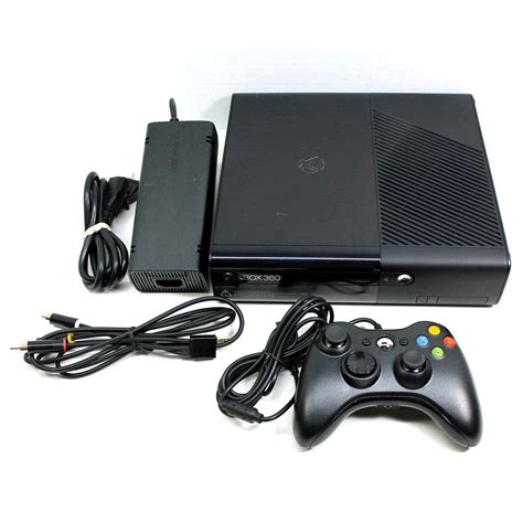 Microsoft Xbox 360 E Slim Console System 4gb Clean Inout Great
