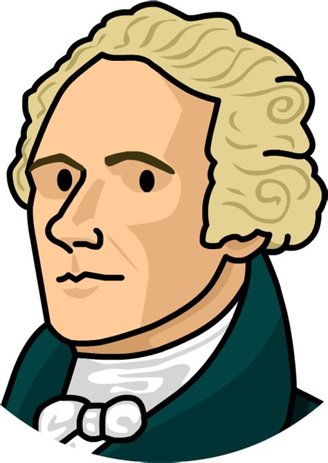 Alexander Hamilton Alexander Hamilton Cartoon Drawing Clipart Full