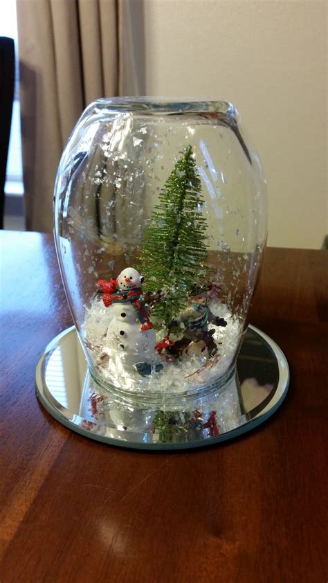 Homemade Waterless Snow Globe ~ 2014 Christmas Jars Christmas