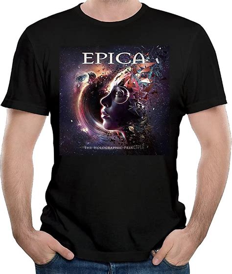 Mens Epica The Holographic Principle Cotton Tshirt 安心の定価販売
