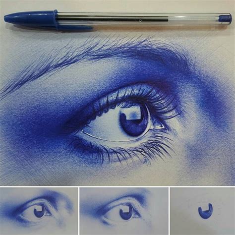 Blvart™ On Instagram “gorgeous Ball Point Pen Drawing By