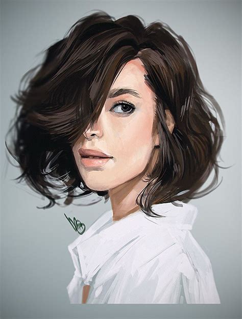 artist mel milton {contemporary figurative character illustrator beautiful female brunette
