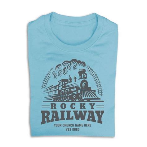 VBS Custom T-Shirt - Rocky Railway VBS | Rocky railway, Rocky railway ...