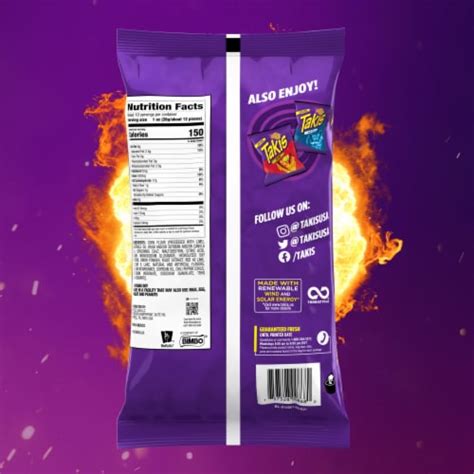 Takis Fuego Hot Chili Pepper And Lime Rolled Tortilla Chips 99 Oz Kroger