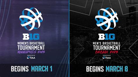 Big Ten Mens And Womens Basketball Tournament Coverage Presented By