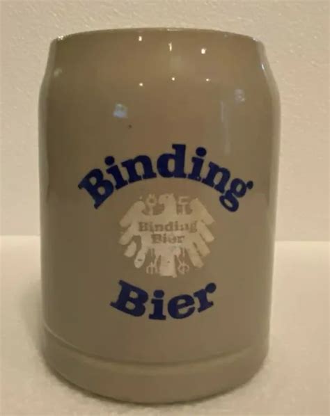 Vintage Binding Bier Of Frankfurt Germany 5l Stoneware Beer Mug 25 00 Picclick
