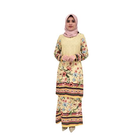 Puteri Baju Kurung Set Moden Rayon Shopee Malaysia