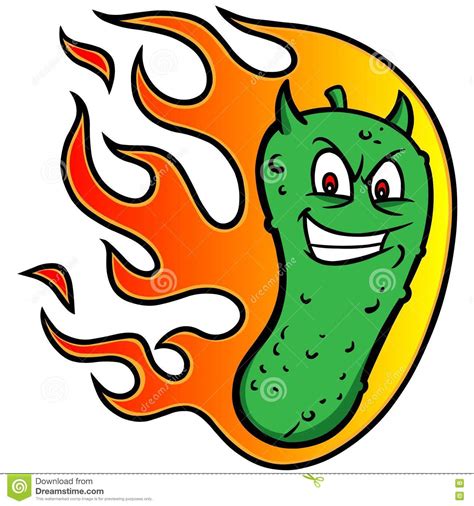 There are several ways to create animated fire using. Spicy Pickle stock vector. Illustration of industry, fire ...