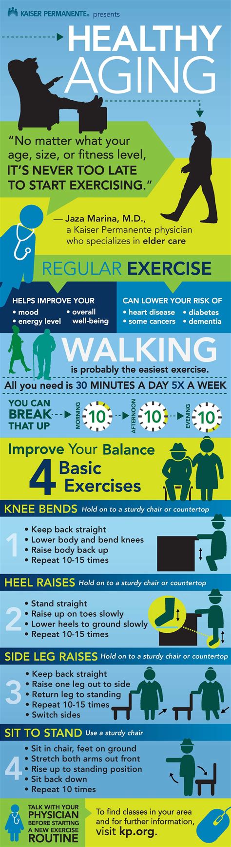 Four Basic Exercises To Help Older Adults Improve Strength And Balance