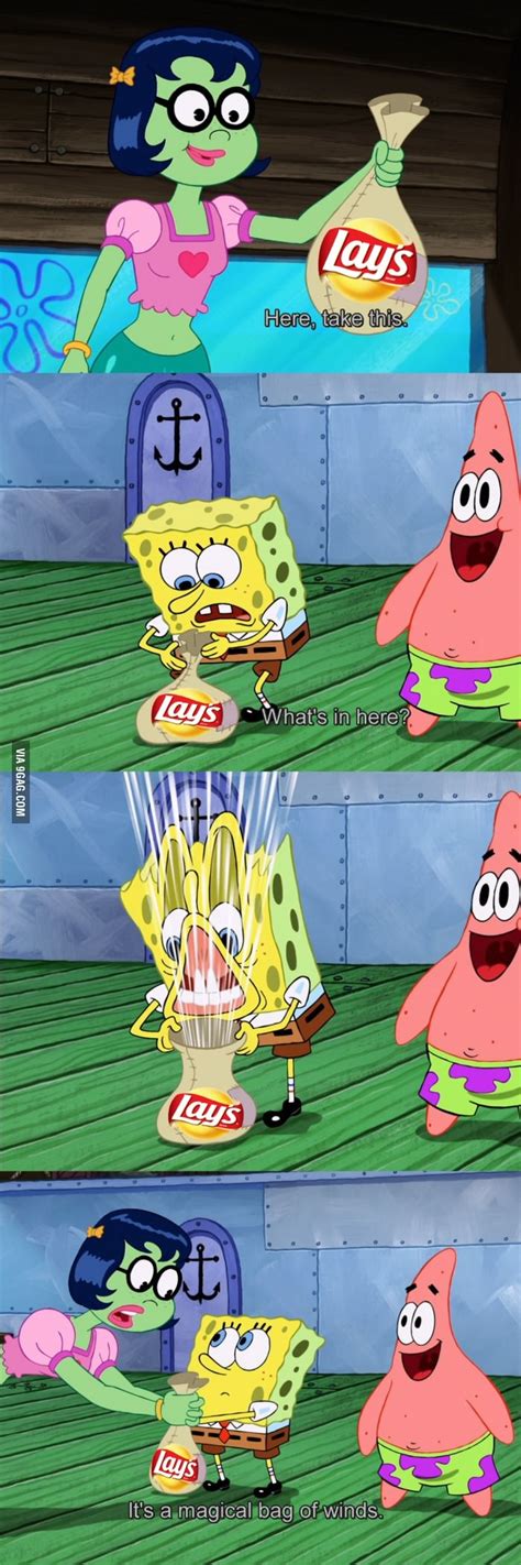 Magical Bag Of Winds Spongebob Funny Funny Relatable Memes