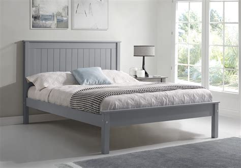Check spelling or type a new query. New York Low Foot End Wooden Bed Frame - Grey