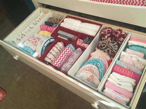 How To Organize An Infant Dresser With Tutorials On Making Drawer