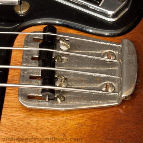Hagstrom Adjustable Compensating Bass Bridge Vintage Guitar And Bass