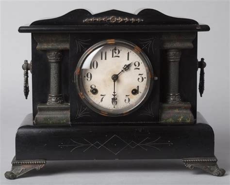 Waterbury Clock Company Two Column Mantel Clock