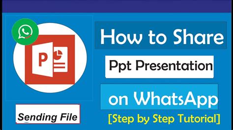 How To Share Ppt On Whatsapp How To Share Powerpoint Presentation On