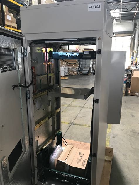 Shipping and local meetup options available. Damaged Purcell SiteFlex AC37 Cabinet - Telecom Product Profiles, LLC