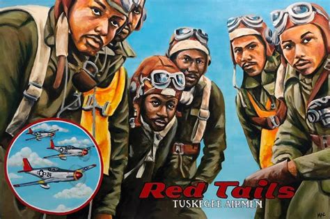 Tuskegee Airmen The Red Tails By Thea Mcelvy Print Shop Gallery