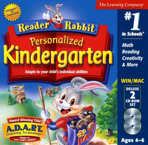 Reader Rabbit Personalized Kindergarten Images Launchbox Games Database