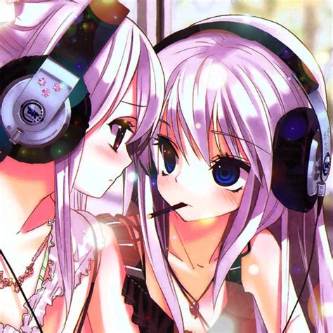 Cute Anime Girl With Headphone By Rickynexus On Deviantart