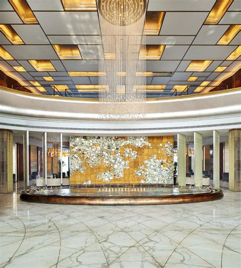 St Regis Tianjin Hotel Lighting Design Lobby Design Ceiling Design