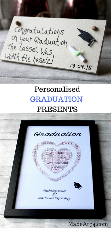Here are the 10 best graduation gifts for your girlfriend that will show her just how proud you are of her achievements. Personalised Graduation Gifts | Graduation gifts for him ...
