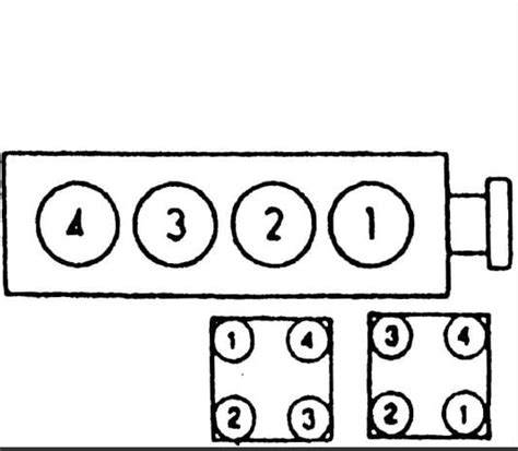 Need To See Where The Spark Plug Wires Go From Each Coil To The Moter