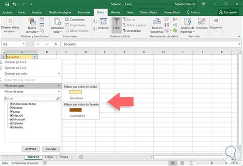 C Mo Encontrar Datos Duplicados Y Crear Autofiltro Excel Solvetic