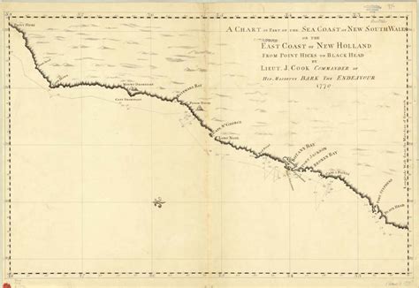 Manuscript Maps Of Captain James Cook Uwm Libraries