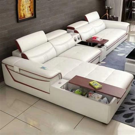 Adequate Luxurious Decorous Leather Sectional Sofa Set Г образный диван Кожаные диваны