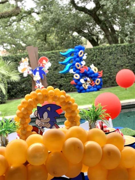 Sonic The Hedgehog Birthday Party Ideas Photo 4 Of 10 In 2022 Sonic