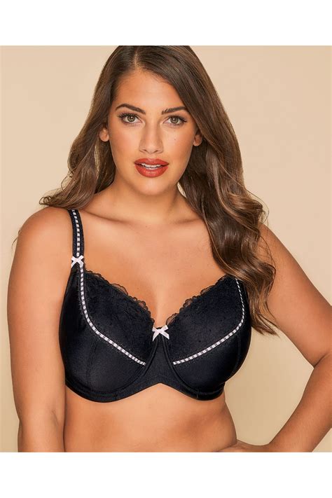 Black And Pink Underwired Soft Padded Bra