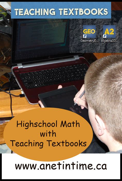 Highschool Math With Teaching Textbooks A Net In Time In 2021