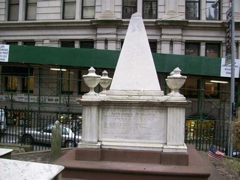 Alexander hamilton served as washington's aide during the revolutionary war, served as the first secretary of treasury under washington's administration and is considered to be the founder of our. Pin on Famous Graves and Funerals